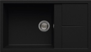 Zlewozmywak nakładany Elleci Unico 410 K86 Keratek Black
