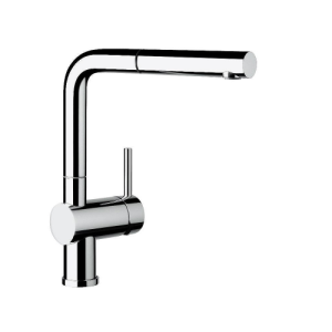 Bateria kuchenna Blanco Linus-S Chromowana, wyciągana wylewka