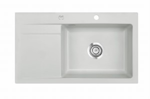 Zlewozmywak nakładany Systemceram Stema 86 SL Alu Prawa komora
