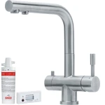 Bateria kuchenna Franke Atlas Clear Water zestaw z filtrem, stal szlachetna, stała wylewka