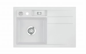 Zlewozmywak nakładany Systemceram Bela 78 Satin Lewa komora