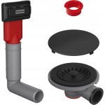 Zestaw odpływowy Franke Color Line Czarny 1 komora