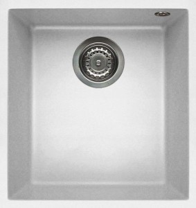 Zlewozmywak Elleci QUADRA 100 BSO G68 Bianco