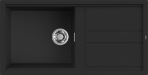 Zlewozmywak nakładany Elleci BEST 480 K86 Black