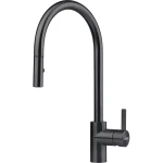 Bateria Franke Eos Neo Pull-Out Czarna stal szlachetna