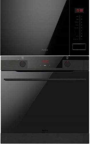 Piekarnik do zabudowy Amica ED3751BA V PIZZA STUDIO + mikrofala AMMB20E5SGV
