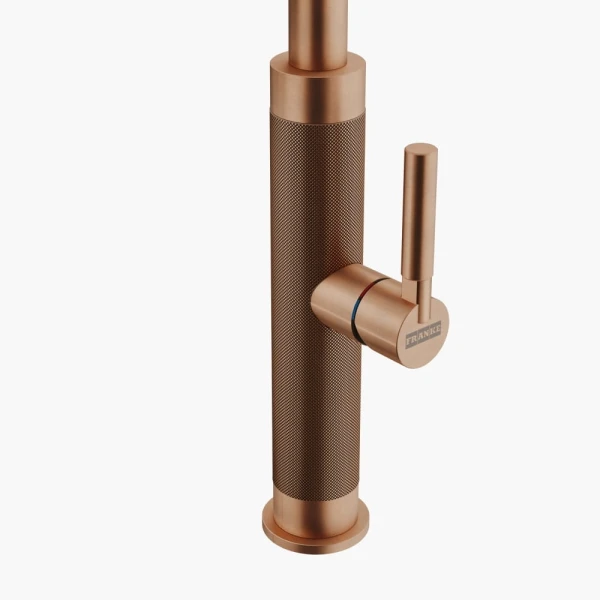 Bateria Franke Mythos Masterpiece pull-out spray miedź