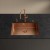 Bateria Franke Mythos Masterpiece pull-out spray miedź