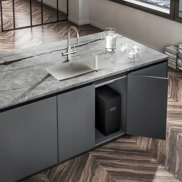 Bateria wielofunkcyjna Franke Mythos Water Hub All In One stal szlachetna