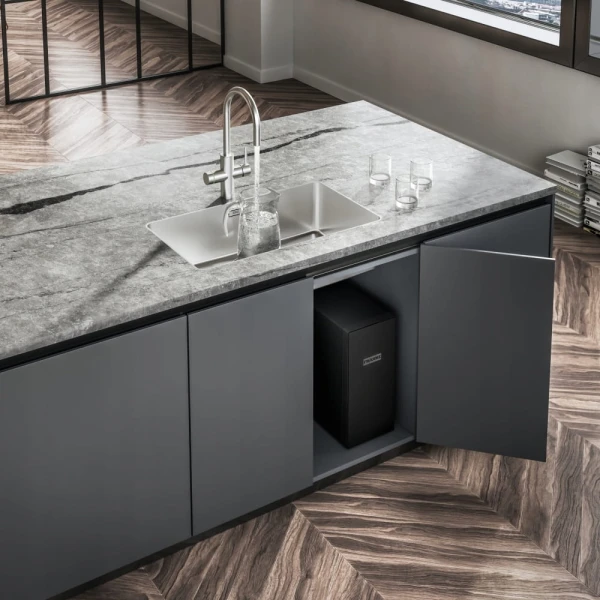 Bateria wielofunkcyjna Franke Mythos Water Hub All In One stal szlachetna