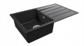 Zlewozmywak Teka Comfort 45 B-TQ Onyks + bateria Oval 915 Czarna