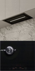 Płyta indukcyjna Ciarko CulinaSync Advanced 60 cm + Okap Uno 55 Czarny