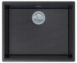 Zlewozmywak podwieszany Berg LINEA BRNL14L Czarny Onyx