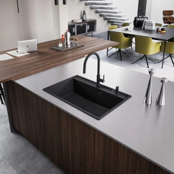 Bateria kuchenna Franke Maris Slim J pull-out Czarny mat