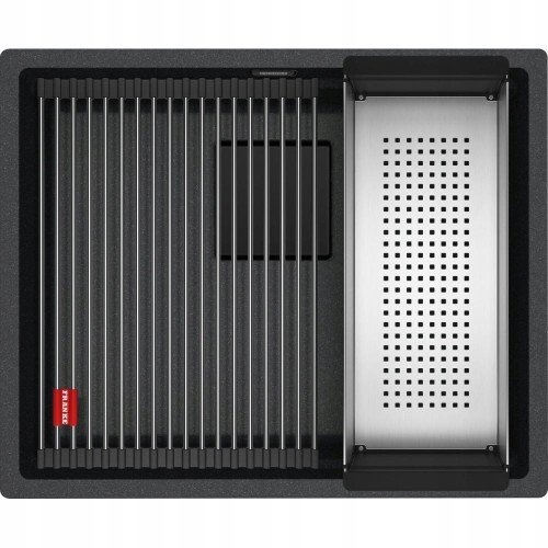 Zlewozmywak Franke KNG 110-52 Fragranit+ Onyx / Czarny odpływ