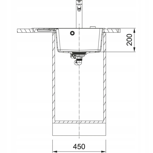 Zlewozmywak Franke CNG 611-62 TL Onyx Lewy / Czarny odpływ
