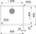 Zlewozmywak Franke KubusX KXK 110-51 Czarny mat
