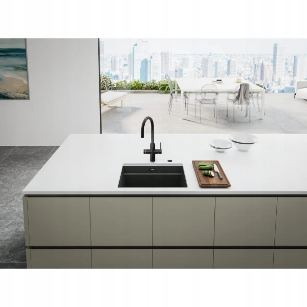 Bateria wielofunkcyjna Franke Mythos Water Hub All In One czarny mat