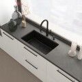 Bateria kuchenna Franke Maris Stripes J pull-out czarny mat