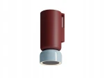 Okap kuchenny przyścienny Ciarko Icon Burgundy/Baby Blue Gloss