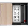 Zlewozmywak podwieszany Franke Kanon KNG PRO 110-52 Onyx / Czarne odpływy