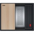 Zlewozmywak podwieszany Franke Kanon KNG PRO 110-52 Czarny mat