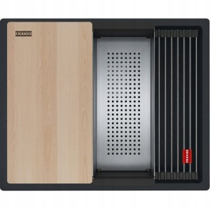 Zlewozmywak podwieszany Franke Kanon KNG PRO 110-52 Czarny mat