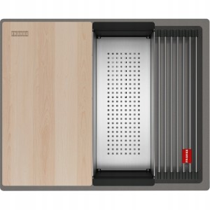 Zlewozmywak podwieszany Franke Kanon KNG PRO 110-52 Kamienny szary