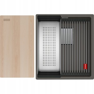 Zlewozmywak podwieszany Franke Kanon KNG PRO 110-37 Łupkowy szary