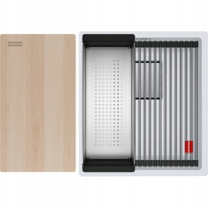 Zlewozmywak podwieszany Franke Kanon KNG PRO 110-37 Biały polarny