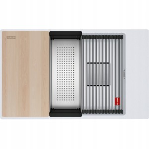 Zlewozmywak podwieszany Franke Kanon KNG PRO 110-62 Biały polarny