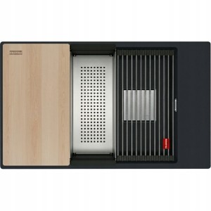 Zlewozmywak podwieszany Franke Kanon KNG PRO 110-62 Czarny mat