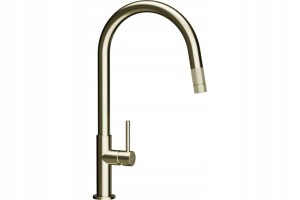 Bateria Schock TALIA 536120 WGO White Gold wyciągana wylewka