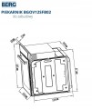 Piekarnik do zabudowy BERG BGOV12SFB02 60 cm