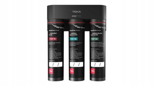 Teka TWF 330 Trzystopniowy filtr do wody - Węgiel aktywny Anti-lead Mineral