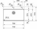 Zlewozmywak Franke Box Pro BXX PRO 210-70 TL Stal szlachetna