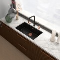 Bateria kuchenna Franke Maris Stripes U pull-out czarny mat / miedź