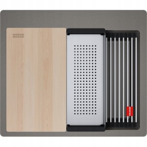 Zlewozmywak nakładany Franke Kanon KNG PRO 610-53 FTL Kamienny szary