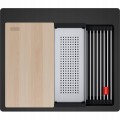 Zlewozmywak nakładany Franke Kanon KNG PRO 610-53 FTL Czarny mat