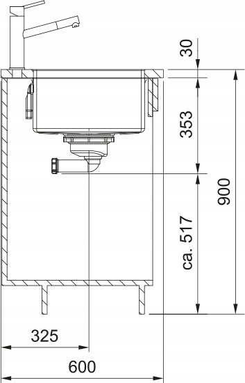 Zlewozmywak 3w1 Franke Box DrainMax BDX 210/110-65 Stal szlachetna