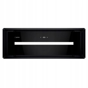 Okap kuchenny podszafkowy Globalo Pinelio 80.1 Black 80 cm