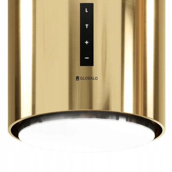 Okap kuchenny przyścienny Globalo Heweno 39.3 Light Gold