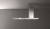 Okap wyspowy Falmec Lumen Isola 175 inox 800 m³/h - komin po prawej