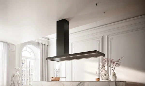 Okap wyspowy Falmec Elle Black Isola 175 czarny 800 m³/h