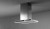 Okap wyspowy Falmec Lumina LED NRS Isola 90 czarny 800 m³/h