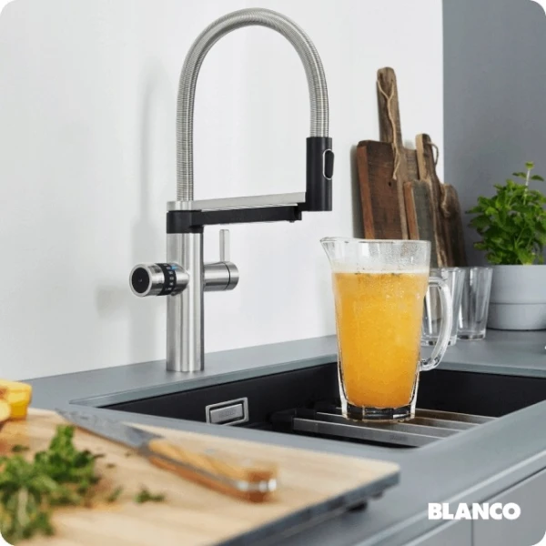 Bateria wielofunkcyjna Bateria BLANCO EVOL-S Pro Soda Czarny mat
