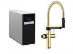 Bateria Bateria BLANCO EVOL-S Pro Soda Satin gold + Jednostka Drink Soda