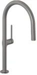 Bateria kuchenna Kludi Reef 50851N275 Czarny szczotkowany