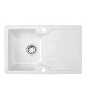 Zlewozmywak nakładany Sonra Merid 78 Crystal White 58 Ceramiczny