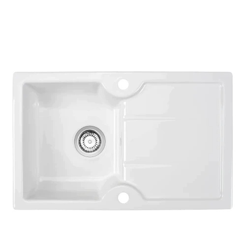Zlewozmywak nakładany Sonra Merid 78 Crystal White 58 Ceramiczny